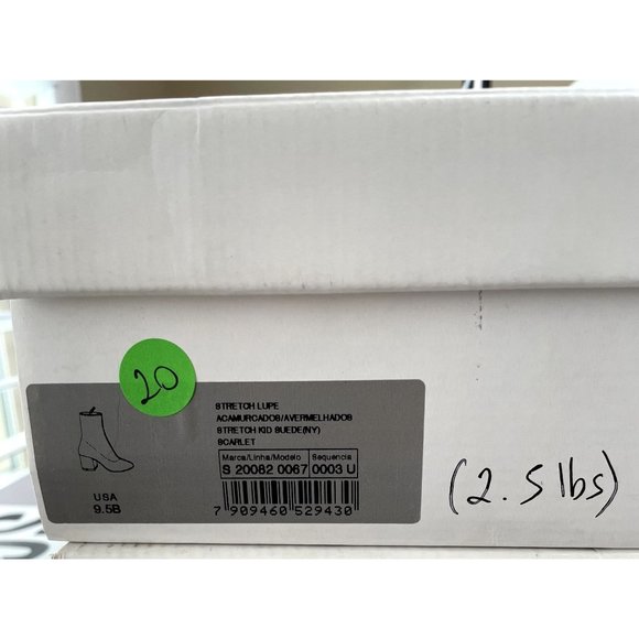 NIB SCHUTZ WOMENS LUPE SCARLET RED SUEDE BOOTS SZ 9.5 - Picture 13 of 13